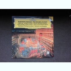 Albinoni* • Pachelbel*, Berliner Philharmoniker • Herbert Von Karajan ‎– Albinoni: Adagio • Pachelbel: Canon, vinyl