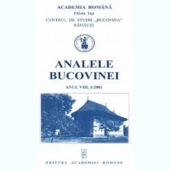 Analele Bucovinei - Anul VIII, 1/2001