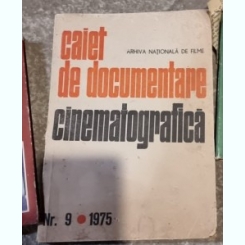 Caiet de documentare cinematografica nr.9/1975