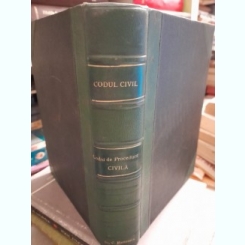 Codul Civil Carol al II-lea si Codul de Procedura Civila Carol al II-lea, editii oficiale 1939