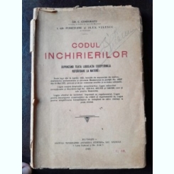 Codul inchirierilor - Gr.C. Conduratu