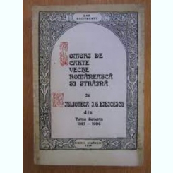 Comori de carte veche romaneasca si straina - Dan Buciumeanu  Catalogul colectiilor speciale ale bibliotecii I.G. Bibicescu