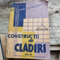 CONSTRUCTII DE CLADIRI - GH. STEFANESCU  Vol 3