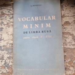 E. Novicicov - Vocabular Minim de Limba Rusa pentru clasele V-VIII