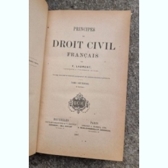 F. Laurent - Principes de Droit Civil Francais Tome II