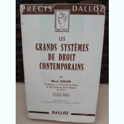 LES GRANDS SYSTEMES DE DROIT CONTEMPORAINS-RENE DAVID