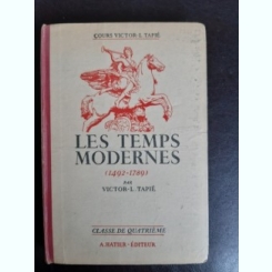 Les temps modernes, nouveau cours d'histoire - Victor L. Tapie  (carte in limba franceza)