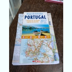 Mapa de Estradas Portugal 2017 Escala 1: 600 000