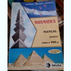 Mihaela Singer, Cristian Voica, Consuela Voica - Matematica. Manual clasa a VIII-a
