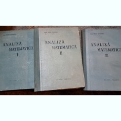 Miron Nicolescu - Analiza Matematica Vol. 1, 2, 3