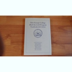 NEW EUROPE COLLEGE BLACK SEA LINK PROGRAM YEARBOOK 2013-2014-DAVID CHIGHOLASHVILI SI ALTII
