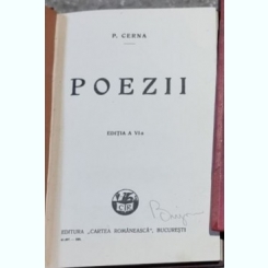 P. Cerna - Poezii. Editia a VI-a