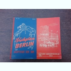 Planul orasului Berlin, capitala Republicii Democate Germane