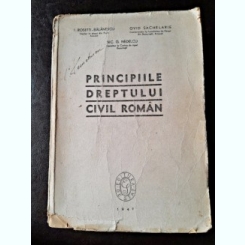 Principiile Dreptului Civil Roman - I. Rosetti Balanescu, Ovid Sachelarie