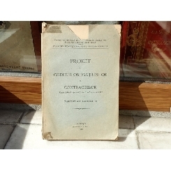 Proiect al Codului Obligatiunilor si contractelor , 1927