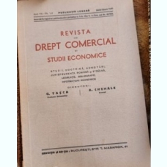 Revista de Drept Comercial si Studii Economice. Anul VII Nr. 1-2, 1940