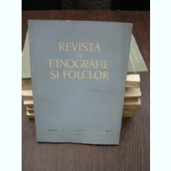 REVISTA DE ETNOGRAFIE SI FOLCLOR NR.3/1965