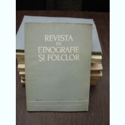 REVISTA DE ETNOGRAFIE SI FOLCLOR NR.3/1968