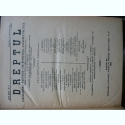 Revista Dreptul, anul XLVI, 1920
