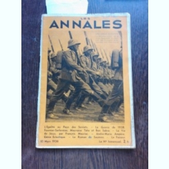 REVISTA LES ANNALES DIN MARTIE 1936 (TEXT IN LIMBA FRANCEZA)