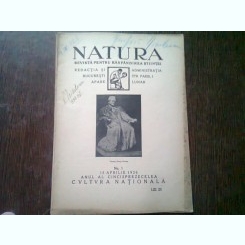 REVISTA NATURA NR.1/1926