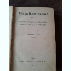 Revista Viata Romaneasca, Volumul XXXIII, anul IX