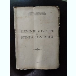 Stefan I. Dumitrescu - Elemente si Principii de Stiinta Contabila