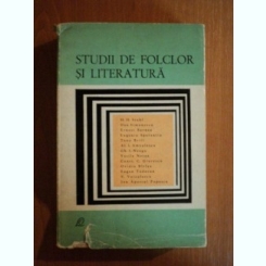 STUDII DE FOLCLOR SI LITERATURA , 1967