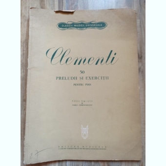 Maria Cernovodeanu - Clementi 50 Preludii si Exercitii pentru Pian