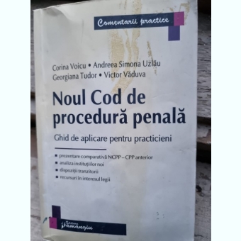 Corina Voicu - Noul Cod de procedura penala