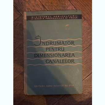 Indrumator pentru dimensionarea canalelor (1960)