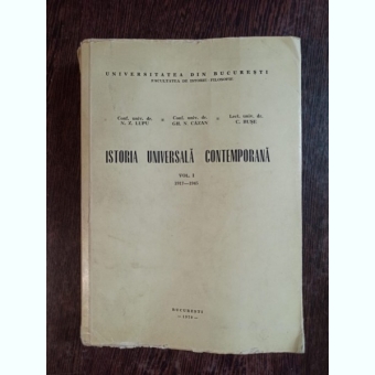 Istoria Universala Contemporana Vol I 1917-1945 (Universitatea din Bucuresti)