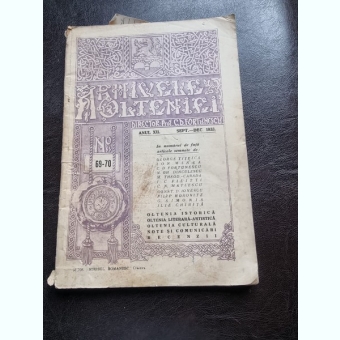 Revista Arhivele Olteniei nr.69-70/1933