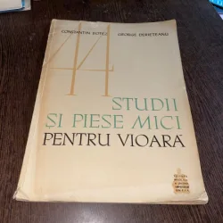 Constantin Botez George Derieteanu 44 studii si piese mici pentru vioara