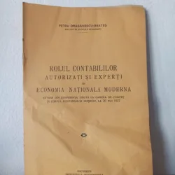 Petru Draganescu-Brates - Rolul Cotabililor Autorizati si Experti in Economia Nationala Moderna
