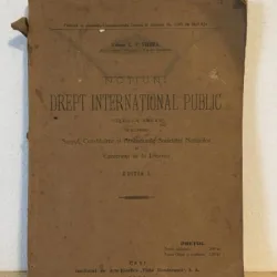 C. V. Sterea - Notiuni de Drept International Public