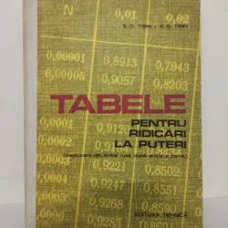 S. D. Tisin, S. S. Tisin - Tabele pentru ridicari la puteri.