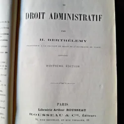 Traite elementaire de droit administratif - H. Berthelemy