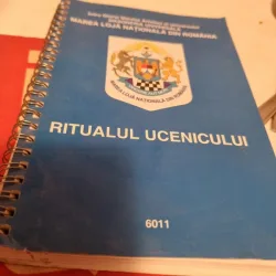 Masoneria Universala. Marea Loja Nationala din Romania. Ritualul Ucenicului - 6011
