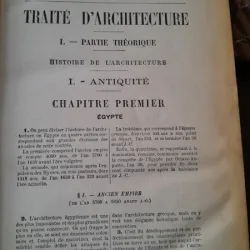 Georges Tubeuf - Traite D'Architecture Theorique  Vol I
