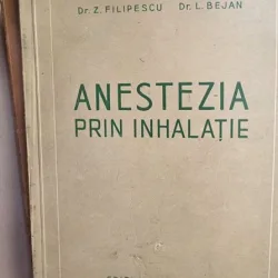 Zoe Filipescu - Anestezia prin inhalatie