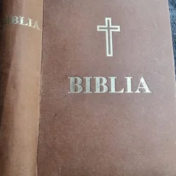 Biblia sau Sfanta Scriptura 1982 (cu dedicatie de  la preotului Iconom Stavrofor pentru Mircea Mihail - Medic Primar Chirurg)
