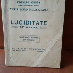 Luciditate - Vasile Marin Moldoveanu  epigrame