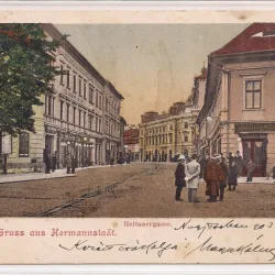 Carte postala circulata in anul 1912 Sibiu