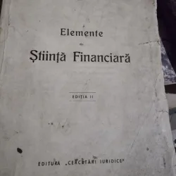 Gh. N. Leon - Elemente de Stiinta Financiara