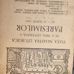 Viata noastra liturgica in a treia saptamana a Paresimilor