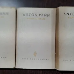 Scrieri literare - Anton Pann 3 volume