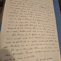 Scrisoare Mircea Horia Simionescu către Cezar Baltag