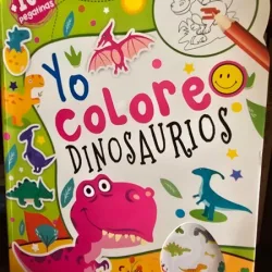 Yo colore dinosaurios (Colorez dinozaurii - carte in limba spaniola)
