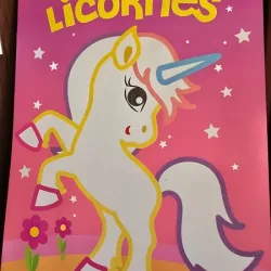 Bloc de coloriages scintillants Licornes (carte de colorat cu unicorni stralucitori - limba franceza)